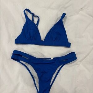 Women's Pink Bikini Top and Bottom Set